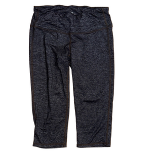 Athleta Small Heathered Black Capri Leggings Training Yoga Pants